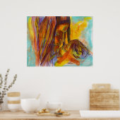 母と子 ポスター (キッチン)