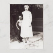 母と子 ポストカード (正面)