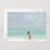 母と子 ポストカード (正面/裏面)