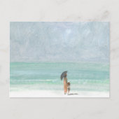 母と子 ポストカード (正面)