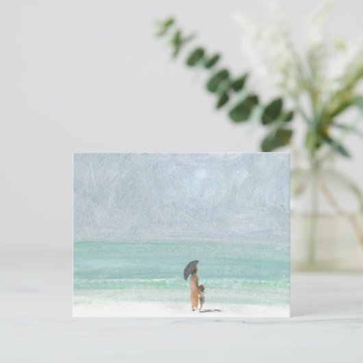 母と子 ポストカード (スタンド正面)