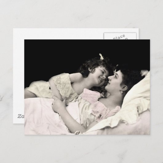 母と子 ポストカード (正面/裏面)