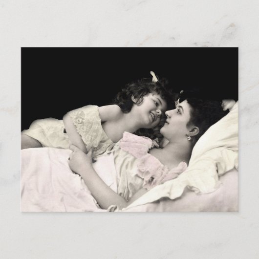 母と子 ポストカード (正面)