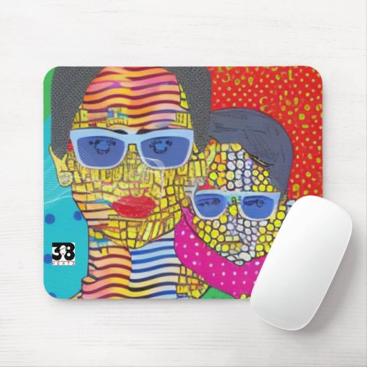 母と子 マウスパッド (マウス)