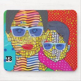 母と子 マウスパッド