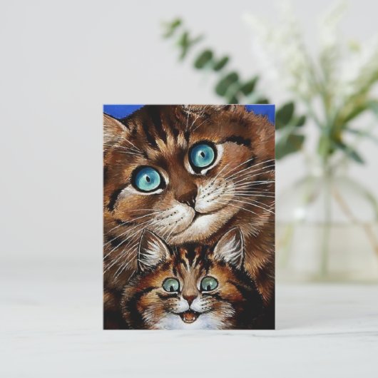 「母と子」ルイ・ワイン ポストカード (スタンド正面)