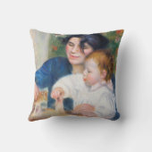 母と子,ルノアール クッション (裏面)