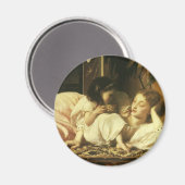 『母と子 (別名 チェリー)』 by Lord Leighton マグネット (正面/裏面)