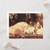 母と子（女と娘） カード (正面/裏面インサイチュ)