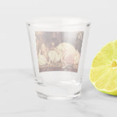 母と子（女と娘） ショットグラス (裏面)