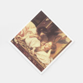 母と子（女と娘） スタンダードランチョンナプキン (角)