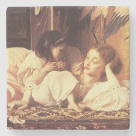 母と子（女と娘） ストーンコースター