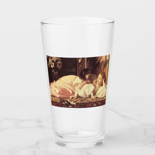 母と子（女と娘） タンブラーグラス (正面)