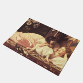 母と子（女と娘） ドアマット (アングル)