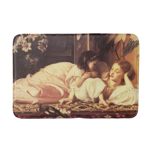 母と子（女と娘） バスマット (正面)