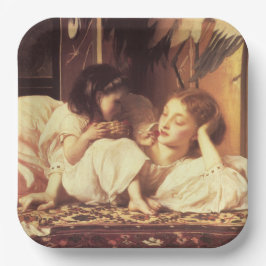 母と子（女と娘） ペーパープレート