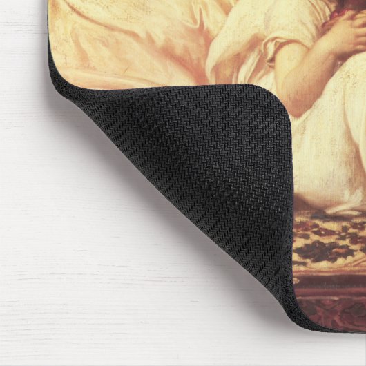 母と子（女と娘） マウスパッド (コーナー)