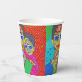 母と子 紙コップ (正面)