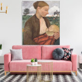 母と子， 1903 キャンバスプリント (インサイチュ (リビング))