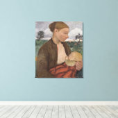 母と子， 1903 キャンバスプリント (インサイチュ (ウッドフロア))