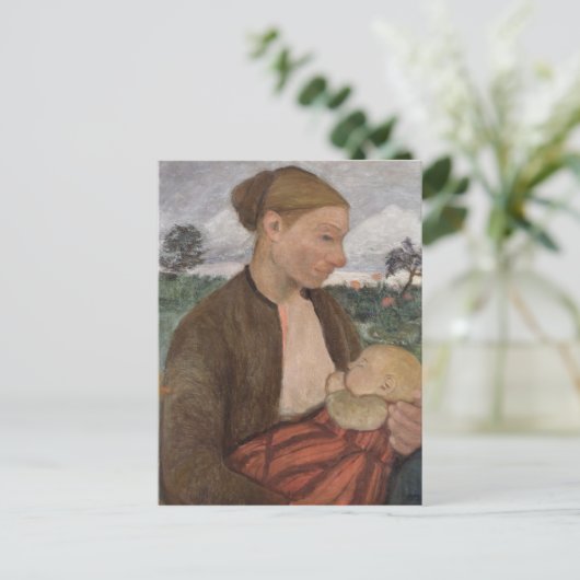 母と子， 1903 ポストカード (スタンド正面)