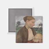 母と子， 1903 マグネット (正面/裏面)