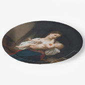 母と子(Bouguerau) ペーパープレート (アングル)