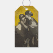 母と子(Norah Neilson Gray) ギフトタグ (正面)