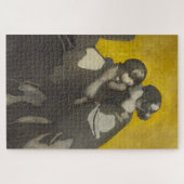 母と子(Norah Neilson Gray) ジグソーパズル (横)