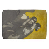 母と子(Norah Neilson Gray) バスマット (正面)