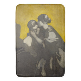 母と子(Norah Neilson Gray) バスマット