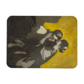 母と子(Norah Neilson Gray) マグネット (横)