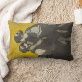 母と子(Norah Neilson Gray) ランバークッション (ブランケット)