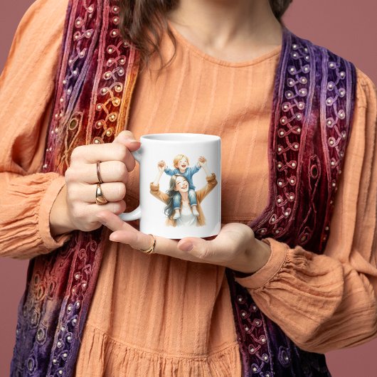 母と息子のプレゼント母コーヒーマグ コーヒーマグカップ