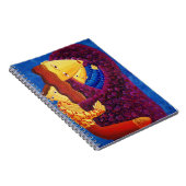 母と息子の絵画家のモダン芸術 ノートブック (右側)