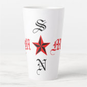 母と息子 カフェラテマグ (正面)