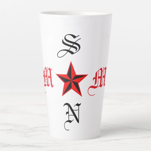 母と息子 カフェラテマグ (正面)