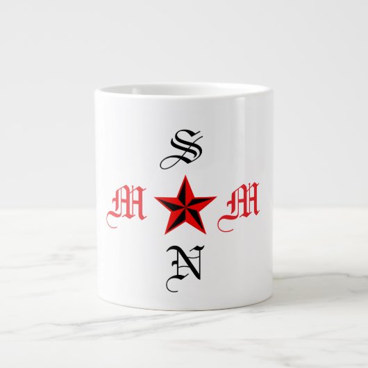 母と息子 ジャンボコーヒーマグカップ (正面)