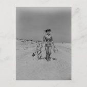 母と息子 ポストカード (正面)