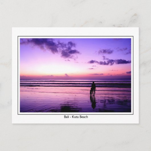 母と息子 ポストカード (正面)