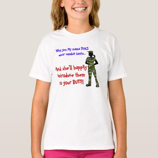 母と戦う Tシャツ (正面)