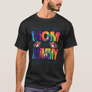 母と母と母と二つのタイトル最高のを持っている』 Tシャツ