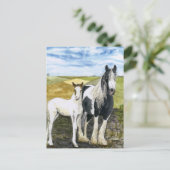 母と母のはがき ポストカード (スタンド正面)