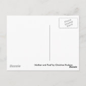 母と母のはがき ポストカード (裏面)