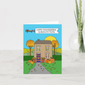 母と母の幸せな感謝 カード (正面)