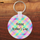 母と母の日を祝う(&A) キーホルダー (正面)