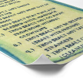 母と父の十戒のポスター ポスター (角)