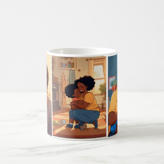 母と父の日の特別杯 コーヒーマグカップ (中央)