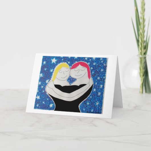 母と私のグリーティングカード カード (正面)