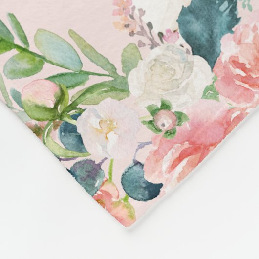 母と私の友人の写真コラージュ母の娘 フリースブランケット (角)